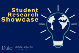 outline of lightbulb with a map inside. Text reads "Student Research Showcase" outline of lightbulb with a map inside. Text reads "Student Research Showcase"